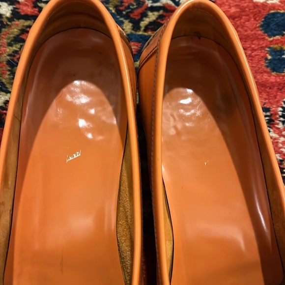 PRADA orange penny loafer S/S runway 2005 size 36 - Picture 2 of 12